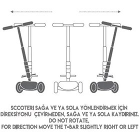 Resim Furkan Toys Cortix Scooter - Mavi - Mavi / Standart 