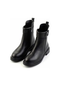 Resim Siyah Hakiki Deri Kadın Bot & Bootie K02413041303 Siyah 