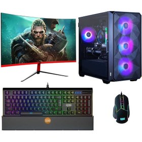 Resim Turbox TX4188 İ7-10700F 16 GB 512 GB SSD 8 GB RX580 23.6" Masaüstü Oyun Bilgisayarı 