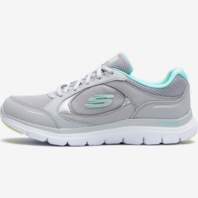 Resim Skechers Flex Appeal 4.0 - True Clarit Kadın Gri Spor Ayakkabı 149299 Gymn Skechers