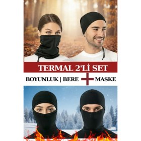 Resim Breen Termal Maske ve Boyunluk Seti (1 Boyunluk + 1 Maske) 