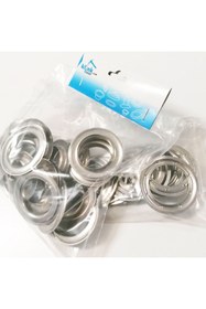 Resim Klinkshop Büyük Kuşgözü Kapsül Nikel Renk - Perde Ve Branda Tipi 40 Mm - 10 Adet - Paslanmaz Pirinç 