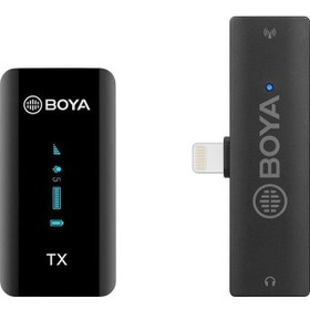 Resim Boya BY-XM6-S3 Kablosuz Yaka Mikrofonu - Lightning 