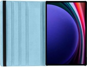 Resim PSR aksesuar Zore Dönebilen Standlı Kılıf-Lacivert Galaxy Tab S9 Ultra SM-X910 ile uyumlu 