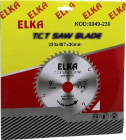 Resim Elka 0049-230 230 X 48t X 30mm Ağaç Sunta Kesici Disk 
