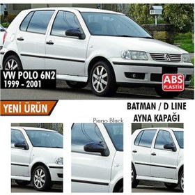 Resim Ebal Otomotiv Vw Polo Batman Yarasa Ayna Kapağı Piano Black 1999-2001 