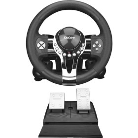 Resim Marmara Qumasch Snopy V5H Pro, Xbox One S/ps4/ps3/pc/swıtch, Direksiyon, Pedal, Vites, Titreşimli, Metalik Pro, Gaming Oyuncu Direksiyonu 