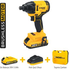 Resim Genel Markalar PROFESYONEL DARBELİ VİDALAMA SETİ 330 Nm Tork 20V 2*2.0Ah (KÖMÜRSÜZ MOTOR) 