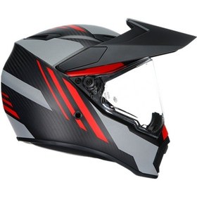 Resim AGV Kask/ax-9 Multı Plk Refractıve Adv Matt Carbon/red 