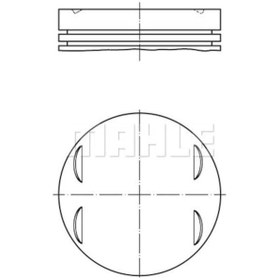Resim Mahle Pıston Segman 0.50mm 84.50mm Bmw M54 B30 E46 E39 E60 E65 E83 E53 Z3 Z4 IS00-MAHLE 0831302 