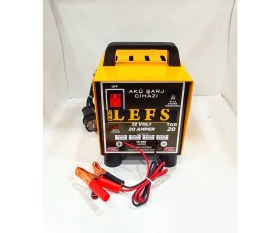Resim Pro Lefs Akü Şarj Cihazı 12 Volt 20 Amper 180 Ampere Kadar Şarj Yerli Üretim 