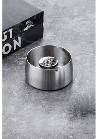 Resim Çelik 8 Cm Kafe Restaurant Lokanta Yuvarlak Kül Tablası Küllük Mt172by 