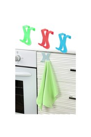 Resim FırsatVar Banyo Askılığı Dolap Kapağı Çekmece Üstü El Yüz Havlusu Askısı Aparatı 