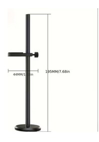 Resim Aleylife Alüminyum Ekran Kartı Sarsıntı Önleyici Tekli Stand Bracket Siyah 