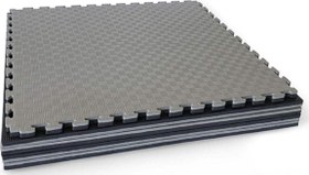 Resim Affectione A Kalite Gri Siyah 26Mm 100X100 Tatami Zemin Minderi 
