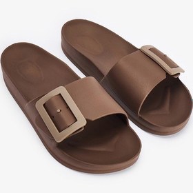 Resim Penti Big Buckle Terlik Kahverengi 