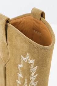 Resim Augie Leauphant Bej Geleneksel Sivri Burun Kovboy Çizmesi 