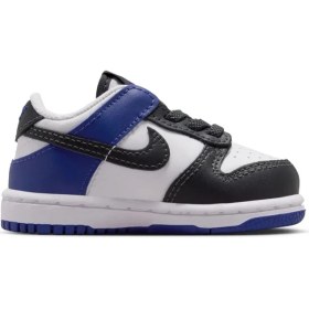 Resim Nike Dunk Low(TDE)Kids Sneaker Hakiki Deri Elastik Bağcıklı Günlük Spor Ayakkabı Beyaz 