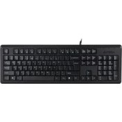 Resim Hello Papana A4 Tech Kr-92 Q Tr mm Siyah USB Kablolu Klavye 