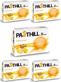 Resim Pasthıll Bal ve Limon 24 Adet Boğaz Pastili 5'li Paket 