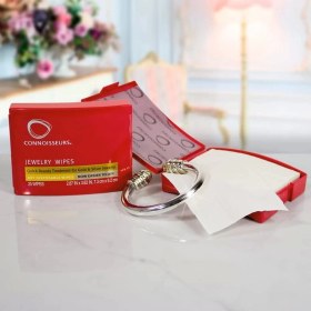 Resim Connoisseurs Jewelry Wipes Altın ve Gümüş Parlatma Bezi 