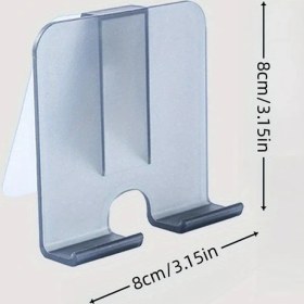 Resim Willowhaven Siyah Duvar Askılı Telefon Kumanda Şarj Aleti Organizatörü - Matkap Gerekmez Siyah 