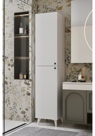 Resim Ramses Çok Amaçlı Dolap - Kiler Dolabı - Banyo Dolabı - Ayakkabılık - Mutfak Dolabı Mdf Beyaz 