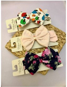 Resim Ponpon Baby Bebek Bandana 3’Lü Set 