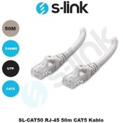 Resim Cat5 50M Utp Awg 24 Patch Network Kablosu 