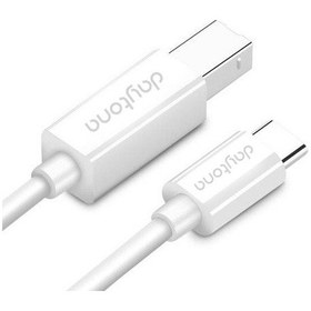 Resim Daytona TB1-2 Type-C to USB B Estrüman Yazıcı Çevirici Kablo 1 M 