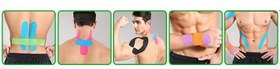 Resim Vzn kinesio sport tape sporcu bandı 4 adet kırmızı 