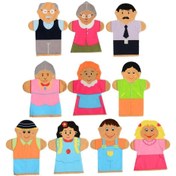 Resim AND-5001 İNSANLAR KUKLA SETİ 10 LU 