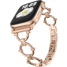Resim Apple Watch 42mm KRD-56 Metal Kordon Rose Gold - Rose Gold 