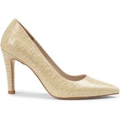 Resim Deery Rugan Bej Stiletto Kadın Topuklu Ayakkabı - 0k101zbejm01 Bej 