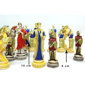 Resim Satranç Taşı Polyester Ortaboy Truva Dekoratif Hediyelik 