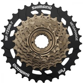 Resim shimano Shımano Mf-tz500 Bisiklet Arka Ruble [megarance] 7'li Dişli 14-34t 