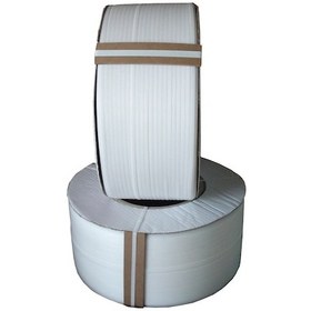 Resim Otomatik Makine Çemberi Beyaz 12mm 3000 Metre 2 Adet 