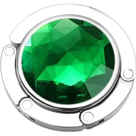 Resim Dashanshop Yeşil Zarif Alaşımlı Katlanır Çanta Askısı - Pembe Altın Kapama Diğer 
