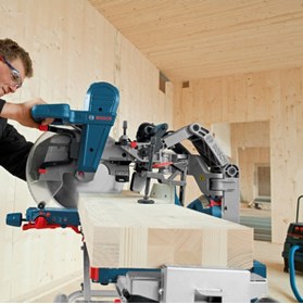 Resim Bosch Profesyonel GCM-12GDL 2000 W 305 mm Entegre Çift Çizgili Kızaklı Lazerli Gönye Testere 