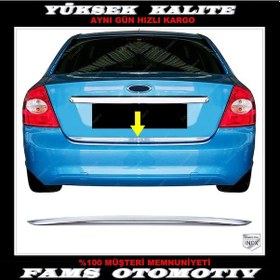 Resim Ford Focus 2 Sedan Krom Bagaj Alt Çıtası 2005-2011 Arası P.Çelik 