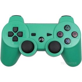Resim Ps3 Dualshock 3 Kablosuz Oyun Kolu Renk Seçenekli - Yeşil 