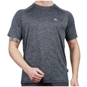 Resim Spor Erkek Tişört - Terletmez Kumaş - Speedwick Move - Gri Çok Renkli 