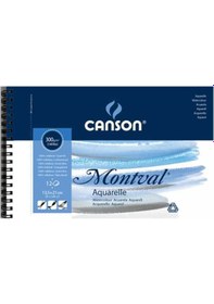 Resim Canson Montval Suluboya Resim Defteri Spiralli 13.5x21 12yp 300 G 