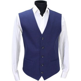 Resim Mentor Regalo Erkek Yelek V Yaka Lacivert Yün 5-50467 