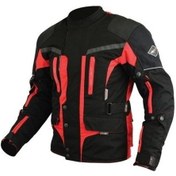 Resim Prosev 7152 Touring 4 Mevsım Motosiklet Montu (Kırmızı-Siyah) (150923175) 