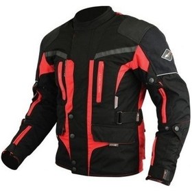 Resim Prosev 7152 Touring 4 Mevsım Motosiklet Montu (Kırmızı-Siyah) (150923175) 