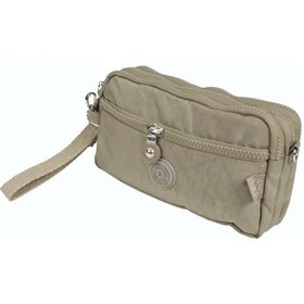 Resim M 231 Mega Bag Krinkıl Kumaş Unisex El Omuz Çantası, Telefonluk Yatay , Clutch Çok Renkli 