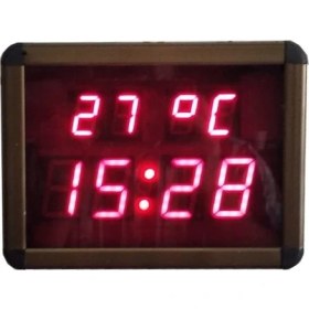 Resim Sanec Dijital Saat Derece(Termometre) Kasa Ölçüsü: 15X20 cm 