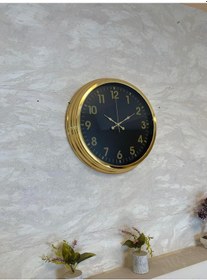 Resim Büro Ev Ofis Hediyesi İçin 40cm Golden Prestij Trend Duvar Saati Diğer 