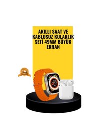 Resim Watch 9 Max Akıllı Saat Sesli Görüşme Özellikli Kulaklık Seti 